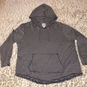 Sunday Pullover Hoodie Navy & Gray - Size XL